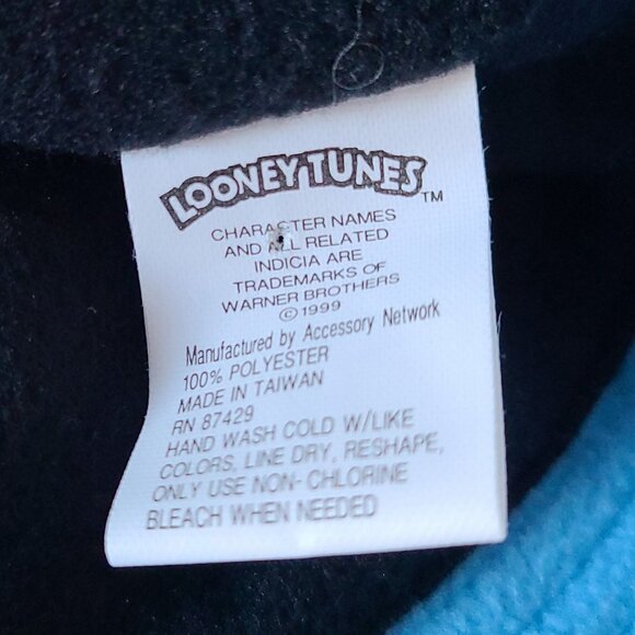 LONEY TUNES TWEETY BIRD -BLUE FLEECE BUCKET HAT - UNISEX -OSFM - Picture 6 of 9